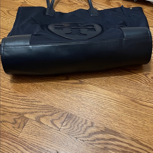 Tory Burch Large Navy Nylon and Leather Tote - Picture 12 of 16